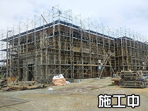 嘉手納基地工事施工中